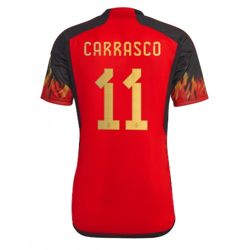 Pánský Fotbalový dres Belgie Yannick Carrasco #11 MS 2022 Domácí Krátký Rukáv